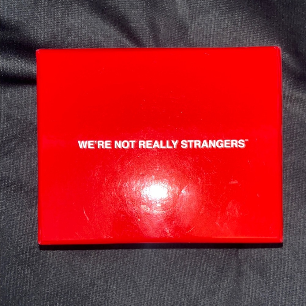 We’re Not Really Strangers Card Game